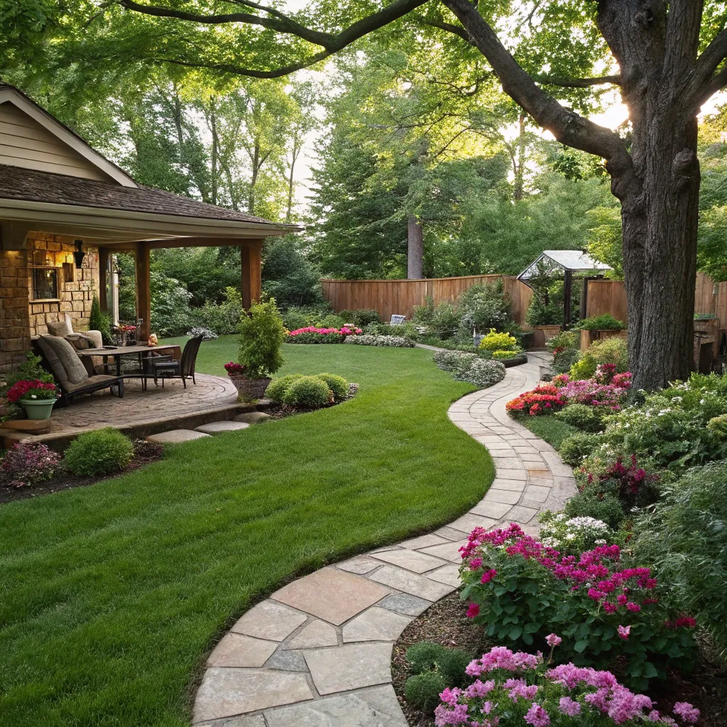 Beautiful backyard transformation